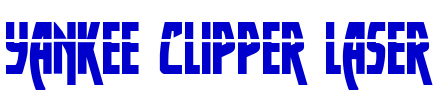 Yankee Clipper Laser police de caractère